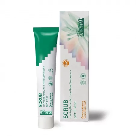 Scrub a pleťová maska se zeleným jílem Argital - 75 ml