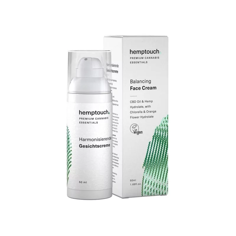 Vyrovnávající pleťový krém pro mastnou pleť Hemptouch - 50 ml