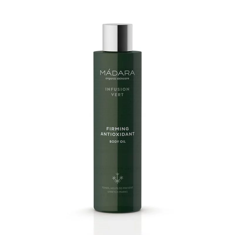Zpevňující antioxidační tělový olej (Infusion Vert) Mádara - 200 ml
