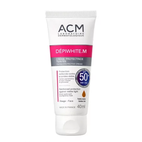 Tónovaný ochranný krém SPF 50+ Dépiwhite M (Tinted Protective Cream) ACM - 40 ml