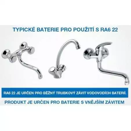 Úsporný perlátor s vnitřním závitem a antivandal úpravou "RA6 22A" Watersavers