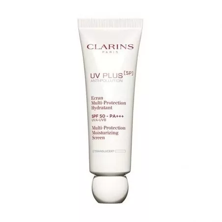 Víceúčelová ochranná emulze SPF 50 UV Plus Anti-pollution (Multi Protection Moisturizing Screen) Clarins / Odstín: Translucent -