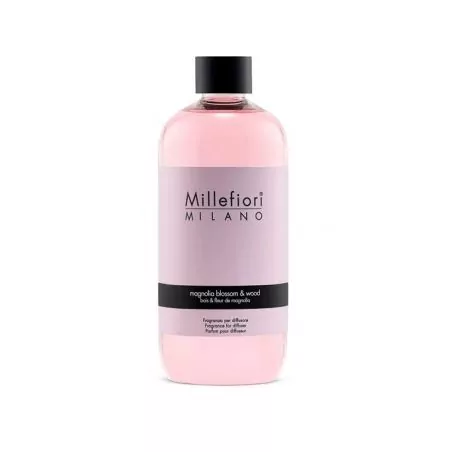 Náhradní náplň do aroma difuzéru Natural Květy magnólie & Dřevo Millefiori Milano - 500 ml