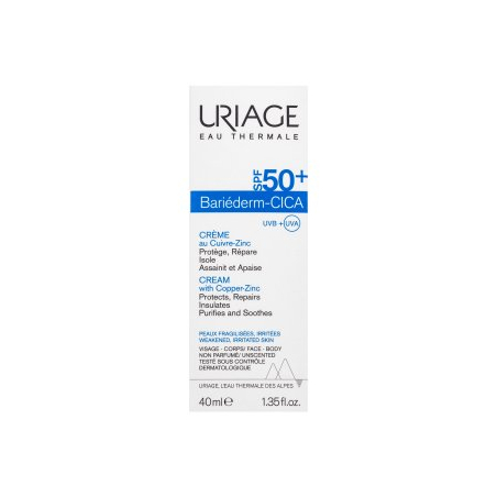 Bariederm pleťový krém Cica-Cream SPF50+ Uriage - 40 ml