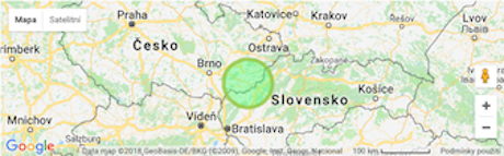 Mapa ČR