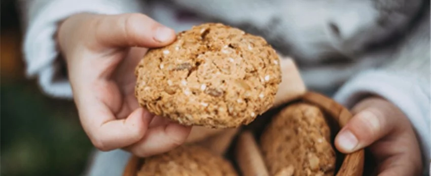 Proteinové cookies se skořicí Proteinové cookies se skořicí